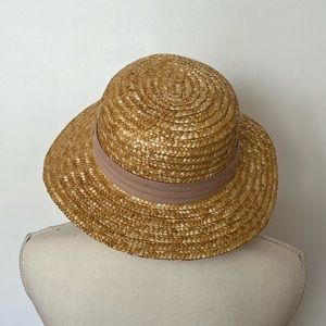 Natural Straw me to we Hat  NWT